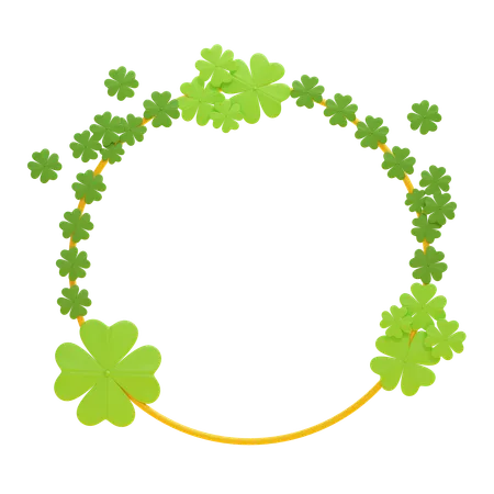 CLOVER GARLAND  3D Icon