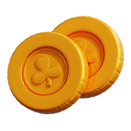 클로버 금화  3D Icon