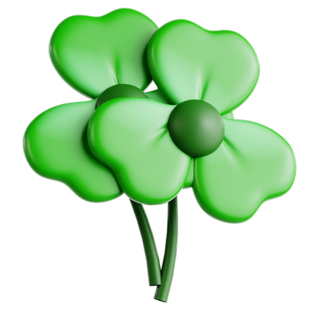 Clover Leaf  3D Icon