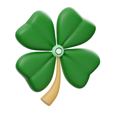 Clover Leaf  3D Icon