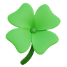 3d clover-leaf logo