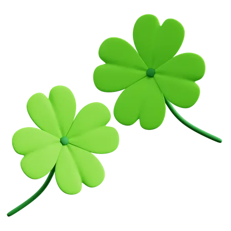 Clover Leaves  3D Icon