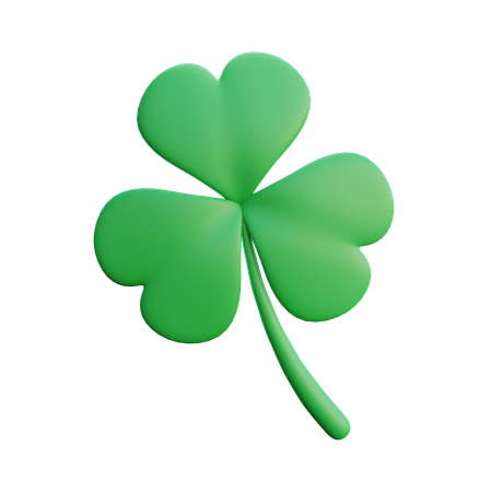 Clover Three Leaf  3D Icon