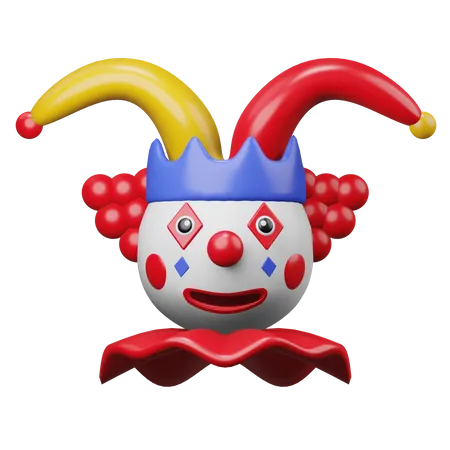 Clown  3D Illustration