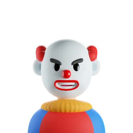 Clown 3 D Render Isolated Images 3D Icon