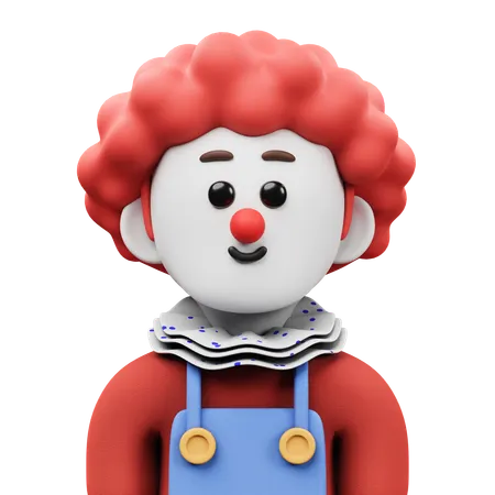 Clown Avatar  3D Icon