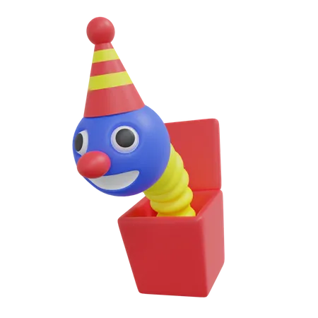 Clown Box  3D Icon