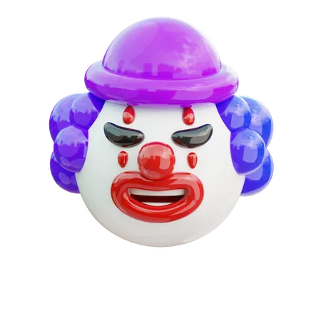 Emoji de clown  3D Icon