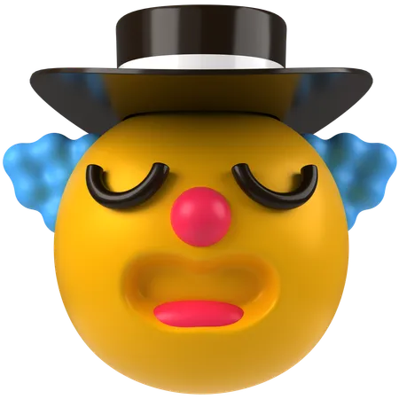 Emoji de clown  3D Icon