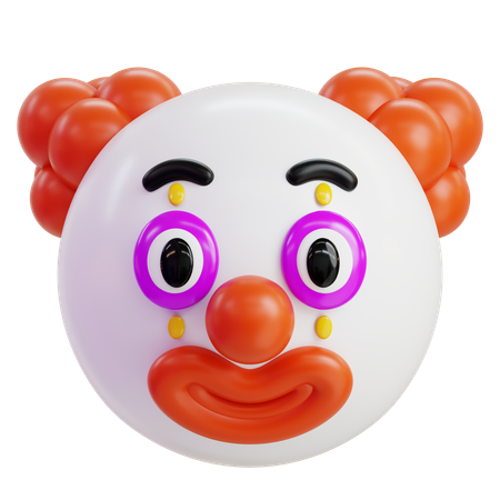 Clown Emoji  3D Icon