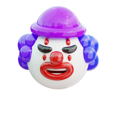 Clown emoji  3D Icon