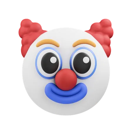 Clown Emoji  3D Icon
