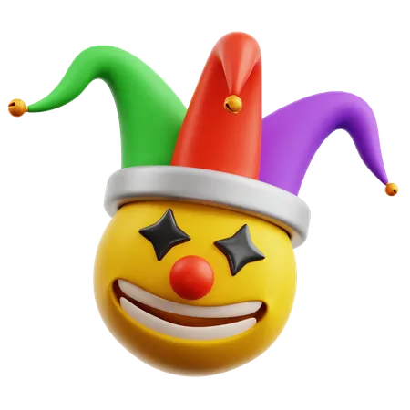 Clown Emoji  3D Icon