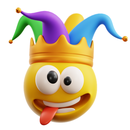 Clown-Emoji  3D Icon