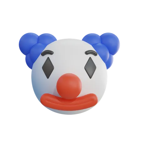 Clown Emoji  3D Icon