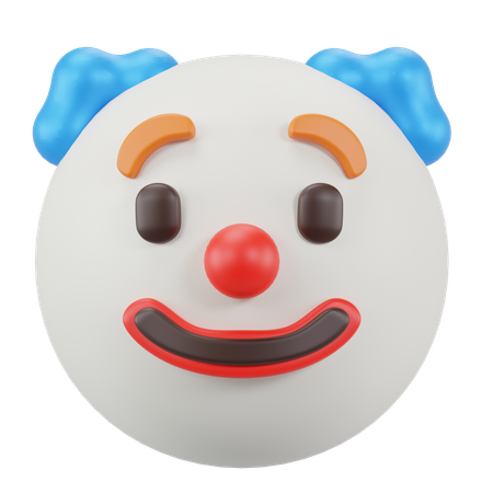 Visage de clown  3D Icon