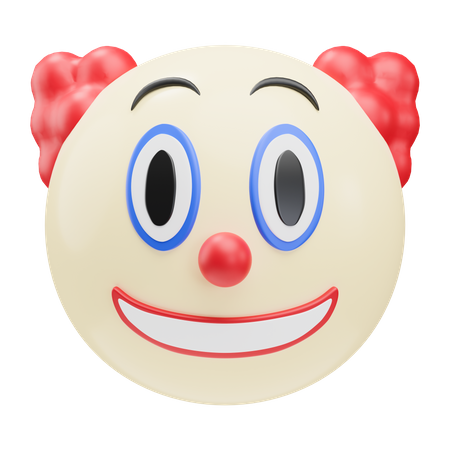 Clown Face  3D Icon