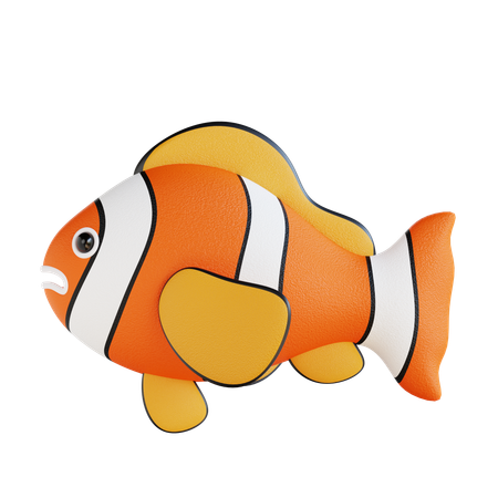 Clown Fish  3D Icon