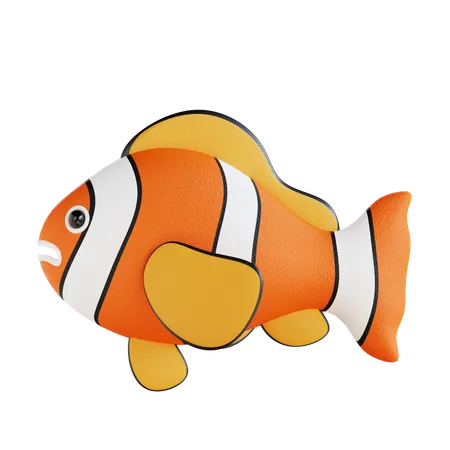 Clown Fish  3D Icon