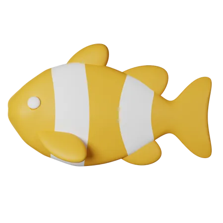 Clown Fish  3D Icon