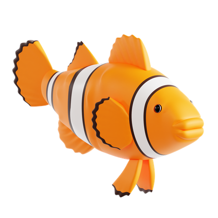 Clown Fish  3D Icon