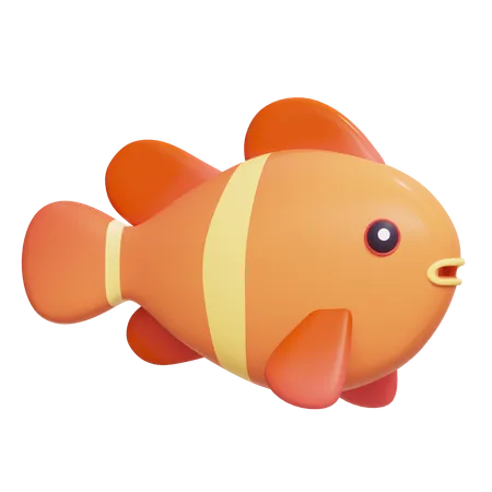 Clown Fish  3D Icon