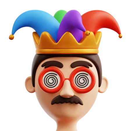 Garçon clown  3D Icon