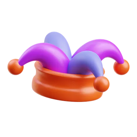 Clown Hat  3D Icon