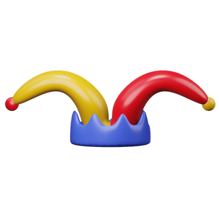 Clown Hat  3D Illustration