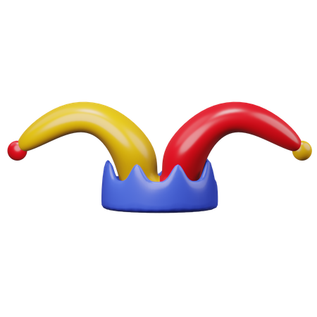 Clown Hat 3D Illustration