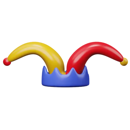 Clown Hat  3D Illustration