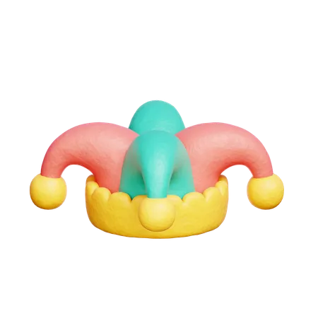 Clownhut  3D Icon