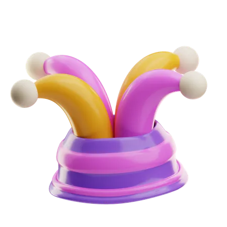 Clownhut  3D Icon