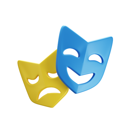 Clown mask  3D Icon