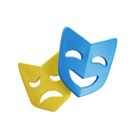 Clown-Maske  3D Icon