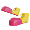 clown shoes emoji 3d