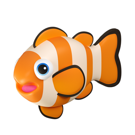Clownfish  3D Icon