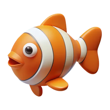 クマノミ  3D Icon