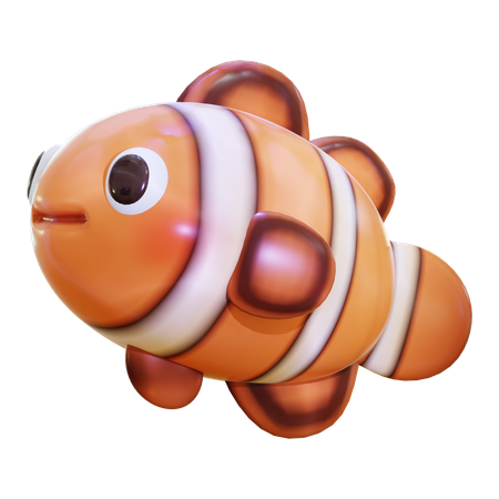 Clownfish  3D Icon