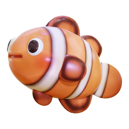 Clownfish  3D Icon