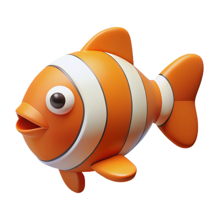 Clownfish  3D Icon