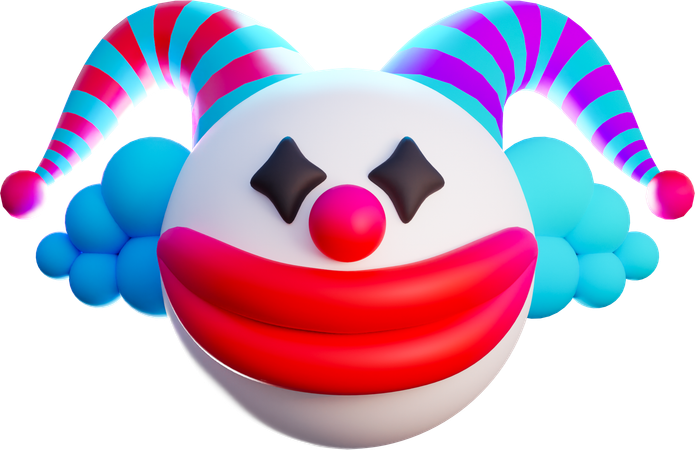 Clowngesicht  3D Icon