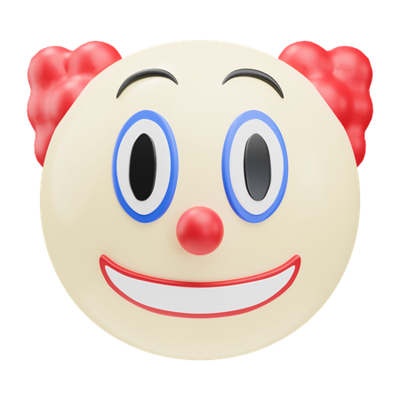Clowngesicht  3D Icon