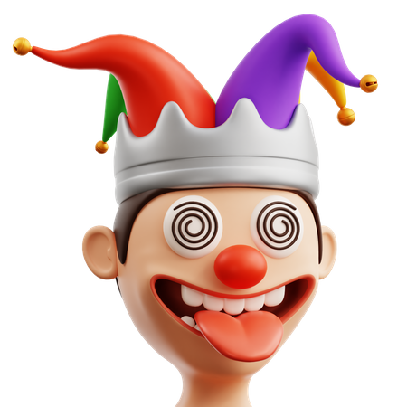 Clownkopf  3D Icon