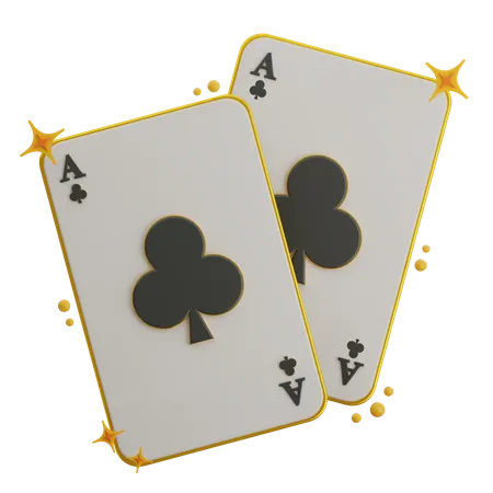 Club Ace Card  3D Icon