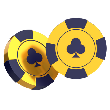 Club de fichas de casino  3D Icon