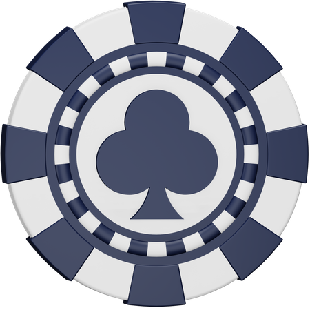 Club de fichas de casino  3D Icon