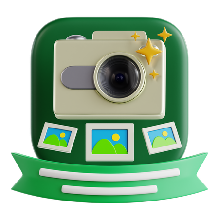 Club de fotografía  3D Icon