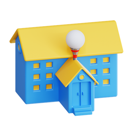 Club-house  3D Icon