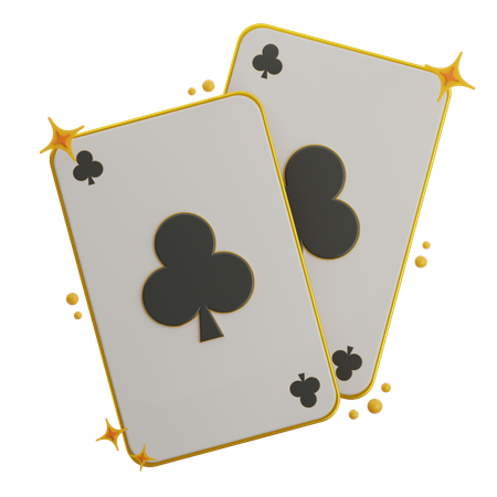 Club Poker Card  3D Icon